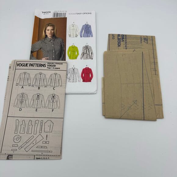 Vintage 1988 Vogue Ralph Lauren UNCUT Sewing Pattern 2136 Pants, Skirt  6, 8, 10 - Picture 6 of 6